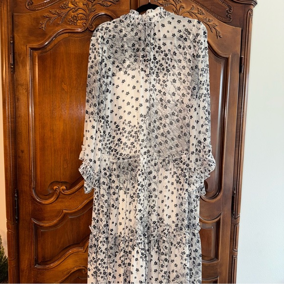 See By Chloe sheer tiered Floral Midi Dress - Picture 9 of 11